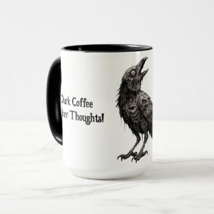 Zombified Crow Tasse