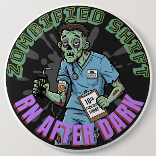 Zombifizierter Shift RN nach dunkelkolossaler Kran Button
