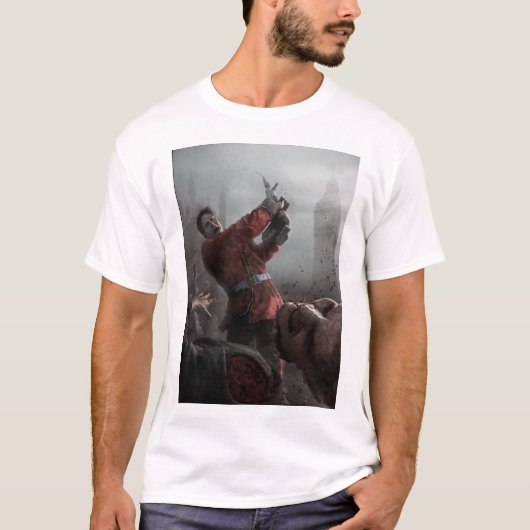 ZombiU Zombi horror game concept art Queen's guard T-Shirt (Vorderseite)