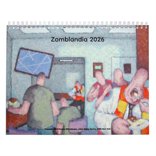 Zomblandia 2026 Calendar Kalender (Titelbild)
