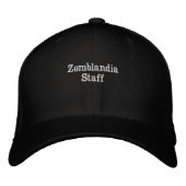 Zomblandia-Mitarbeiter Bestickte Baseballkappe (Vorderseite)