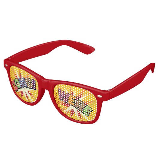 ZOMG-Brille Partybrille (Schrägansicht)