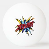 ZOMG Funny Cool Comic Book Quote Modern Tischtennisball (Vorderseite)