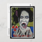 'ZomGeisha' Postkarte (Vorne/Hinten)