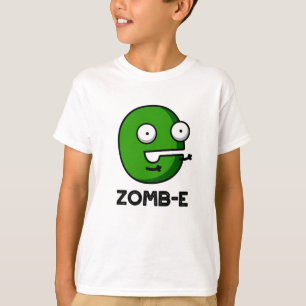 Zomn-E Funny Halloween Zombie Alphabet Pun T-Shirt