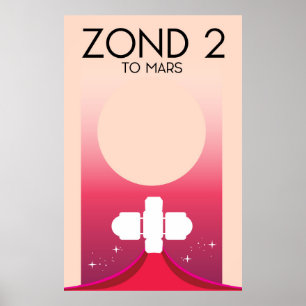 Zond 2 Raumkunst. Poster