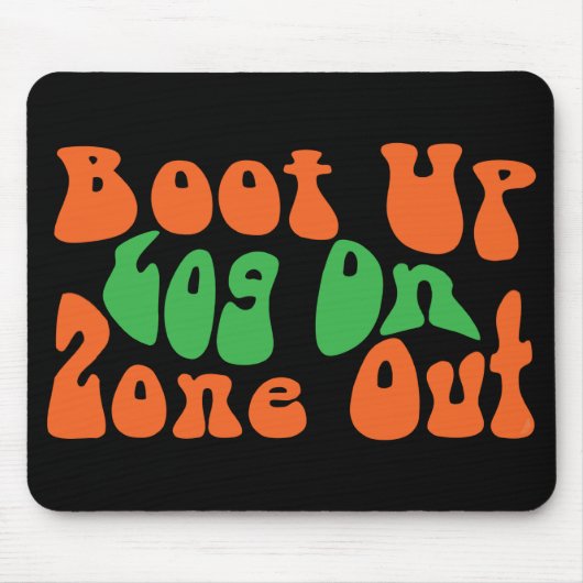 Zone aus! mousepad (Vorne)