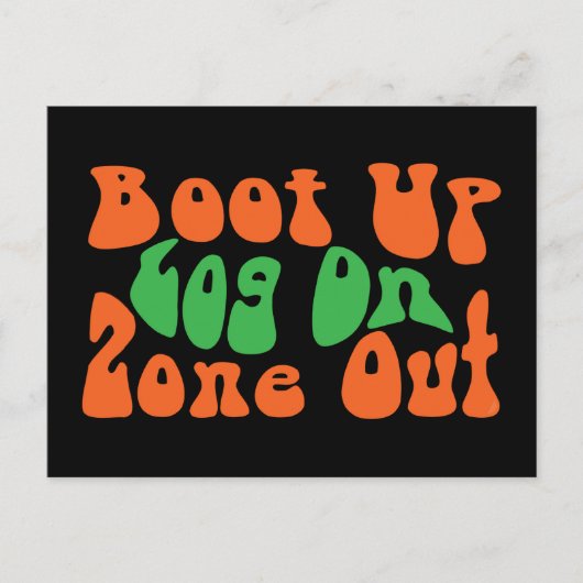 Zone aus! postkarte (Vorderseite)