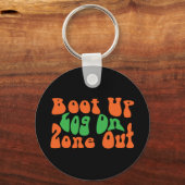 Zone aus! schlüsselanhänger (Vorderseite)