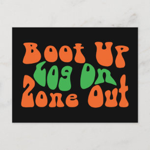 Zone heraus! postkarte