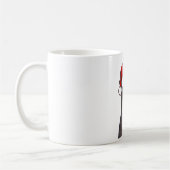 Zoned Out Cat Christmas Kaffeetasse (Links)