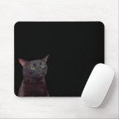 Zoned Out Cat Meme Mouse Pad Mousepad (Mit Mouse)