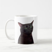 Zoned Out Cat Meme Tasse doppelseitig (Links)