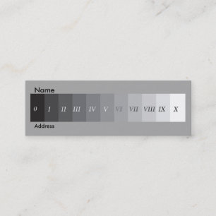 Zonen-System Mini Visitenkarte