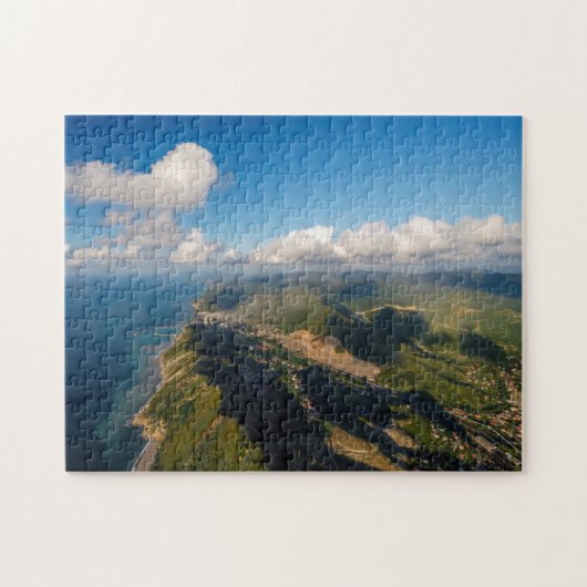 Zonguldak, Luft, Schwarzmeerküste der Türkei Puzzle (Horizontal)