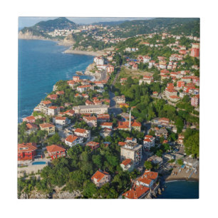 Zonguldak, Luftbild, Schwarzmeerküste der Türkei 2 Fliese