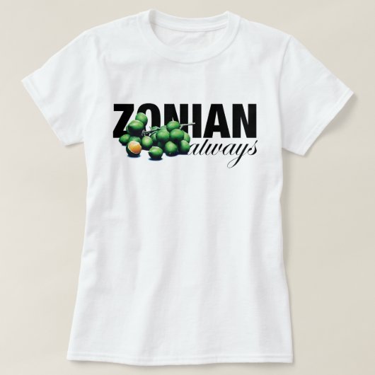 Zonian Always with Ginnups T-Shirt (Design vorne)