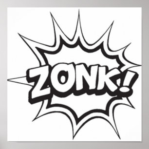 ZONK Comic Buchtitel Poster