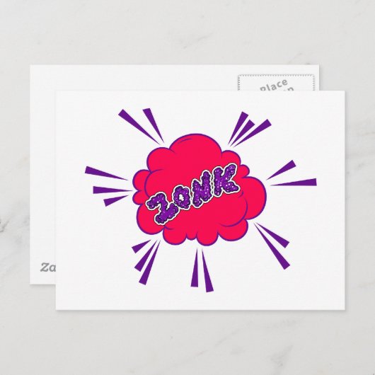 Zonk Comic Postkarte (Vorne/Hinten)