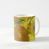 Zonnebloemen (Van Gogh) Kaffeetasse (VorderseiteRechts)