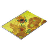 Zonnebloemen (Van Gogh) Notizblock (Linke Seite)
