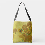 Zonnebloemen (Van Gogh) Tote Bag Tragetaschen Mit Langen Trägern (Rückseite)