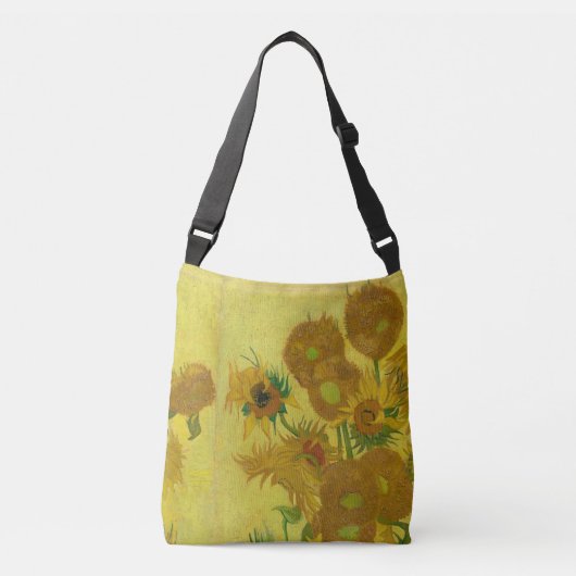 Zonnebloemen (Van Gogh) Tote Bag Tragetaschen Mit Langen Trägern (Vorderseite)