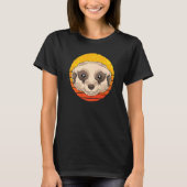 Zoo Animal Africa Safari Retro Meerkat T-Shirt (Vorderseite)