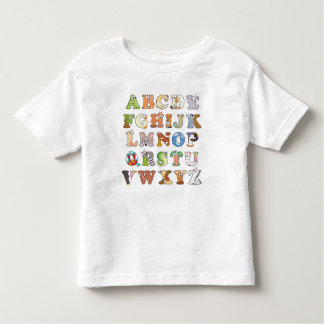 Zoo Animal Alphabet Letters ABCs Lernen Kleinkind T-shirt
