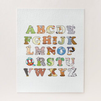 Zoo Animal Alphabet Letters ABCs Lernen Puzzle