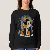 Zoo Animal Bird Rainbow Pinguincorn Fantasy Unicor Sweatshirt (Vorderseite)