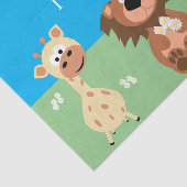 Zoo Animal Birthday Party Seidenpapier (Ausschnitt)