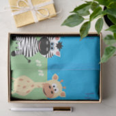 Zoo Animal Birthday Party Seidenpapier (Geschenk)