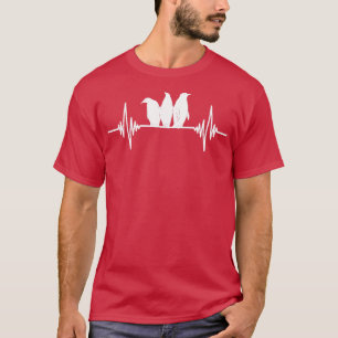Zoo Animal Heartbeat - Gift Penguin T-Shirt
