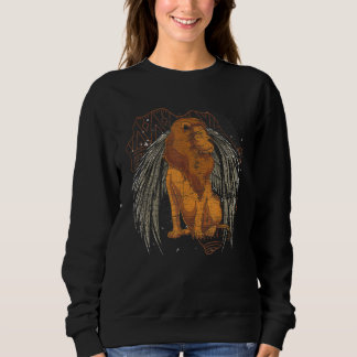 Zoo Animal Lion   Africa Safari Animal   Wings Lio Sweatshirt