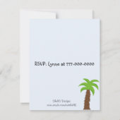 Zoo Animal Party Einladung (Rückseite)