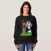 Zoo Animal Rainbow Pandacorn Magical Fairytale Uni Sweatshirt (Vorne ganz)