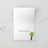 Zoo Animal Thank You Dankeskarte (Innenseite)