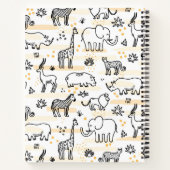 Zoo Animal Wildlife Notizblock (Rückseite)