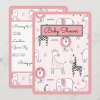 Zoo Animals Baby Dusche