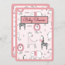 Zoo Animals Baby Dusche