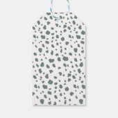 Zoo Animals Baby Dusche Gefallen Tag Template Geschenkanhänger (Rückseite)