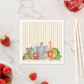 Zoo Animals - Napkins Serviette (Beispiel)