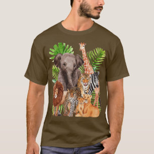 Zoo Animals Safari Jungle Animals Day im Zoo T-Shirt