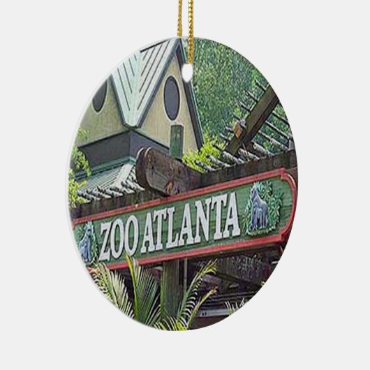 Zoo Atlanta, Zoo Atlanta Ornament, Zoo Atlanta Keramikornament (Rechts)