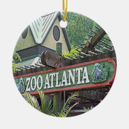 Zoo Atlanta, Zoo Atlanta Ornament, Zoo Atlanta Keramikornament