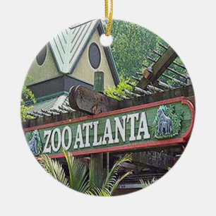 Zoo Atlanta, Zoo Atlanta Ornament, Zoo Atlanta Keramikornament