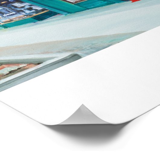 Zoo-Bar-Poster Poster (Ecke)