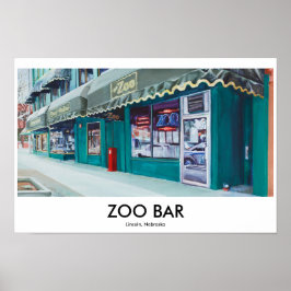 Zoo-Bar-Poster Poster