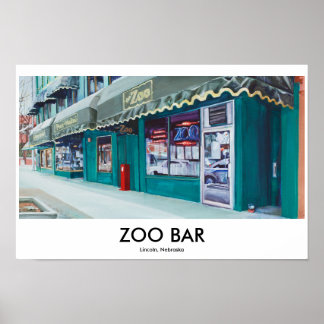 Zoo-Bar-Poster Poster